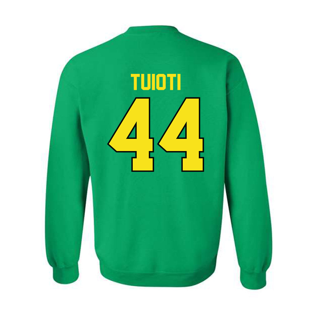 Oregon - NCAA Football : Teitum Tuioti - Classic Shersey Crewneck Sweatshirt-1
