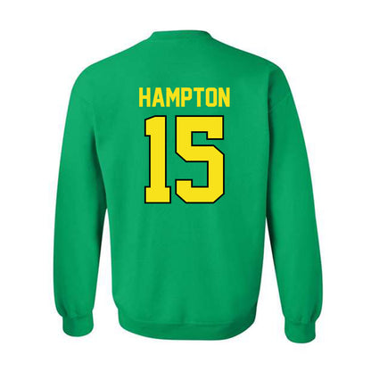Oregon - NCAA Football : Messiah Hampton - Classic Shersey Crewneck Sweatshirt-1