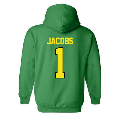 Oregon - NCAA Women's Basketball : Mia Jacobs - Classic Shersey Hooded Sweatshirt-1