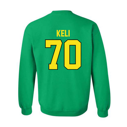 Oregon - NCAA Football : Koloi Keli - Classic Shersey Crewneck Sweatshirt-1