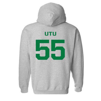 Oregon - NCAA Football : Douglas Utu - Classic Shersey Hooded Sweatshirt-1