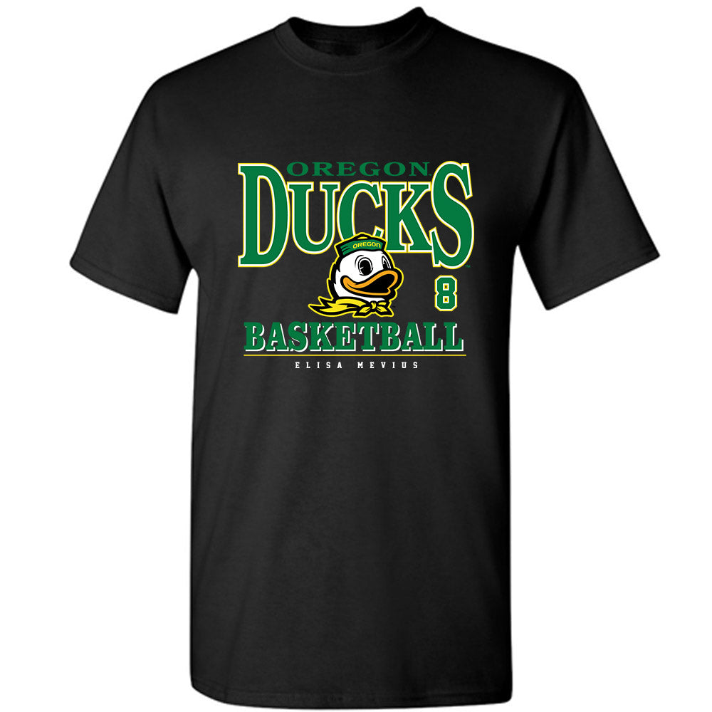 Oregon - NCAA Women's Basketball : Elisa Mevius - Classic Fashion Shersey T-Shirt-0