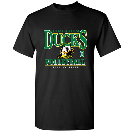 Oregon - NCAA Women's Volleyball : Ksenija Tomic - Classic Fashion Shersey T-Shirt-0