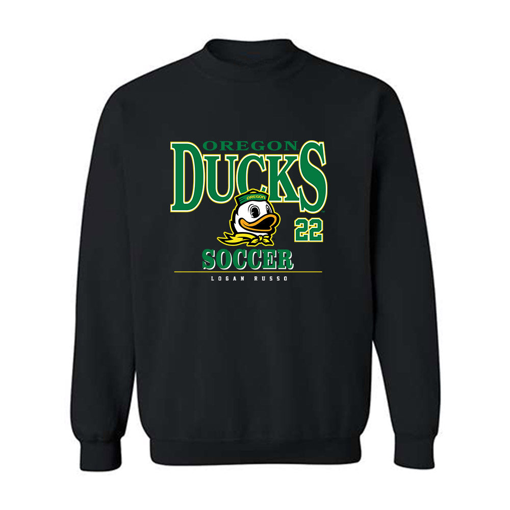 Oregon - NCAA Women's Soccer : Logan Russo - Classic Fashion Shersey Crewneck Sweatshirt-0