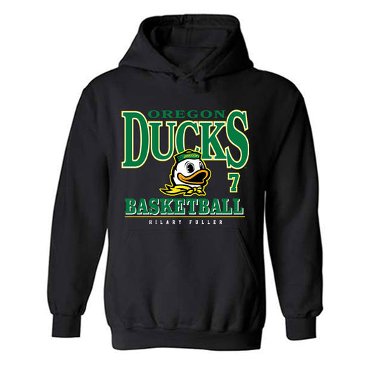 Oregon - NCAA Women's Basketball : Hilary Fuller - Classic Fashion Shersey Hooded Sweatshirt-0