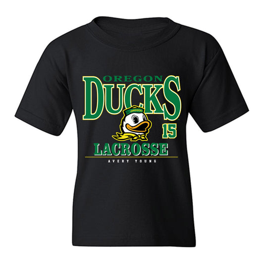 Oregon - NCAA Women's Lacrosse : Avery Young - Classic Fashion Shersey Youth T-Shirt-0
