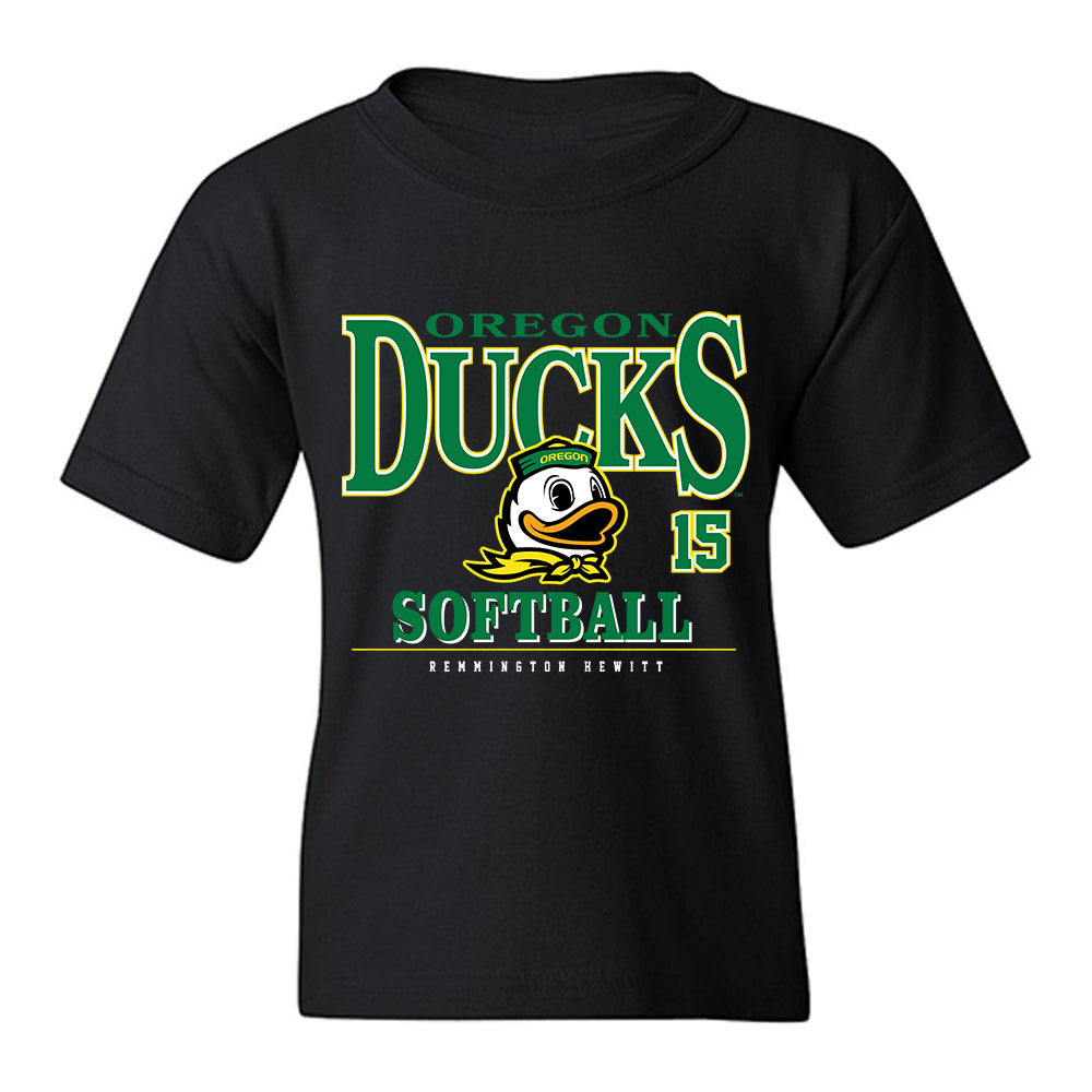 Oregon - NCAA Softball : Remmington Hewitt - Classic Fashion Shersey Youth T-Shirt-0