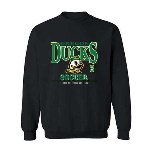 Oregon - NCAA Women's Soccer : Alexis Cockerill-Gonzalez - Classic Fashion Shersey Crewneck Sweatshirt-0