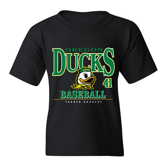 Oregon - NCAA Baseball : Tanner Bradley - Classic Fashion Shersey Youth T-Shirt-0