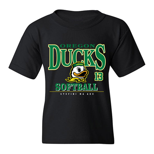 Oregon - NCAA Softball : Stefini Ma'ake - Classic Fashion Shersey Youth T-Shirt-0