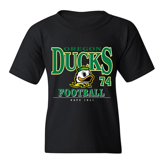 Oregon - NCAA Football : Dave Iuli - Classic Fashion Shersey Youth T-Shirt-0