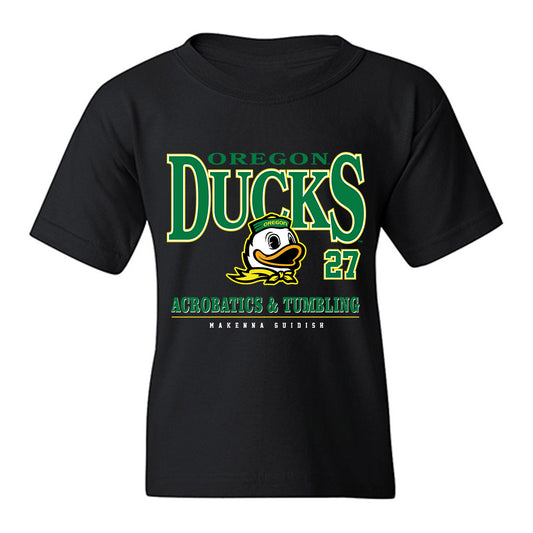 Oregon - NCAA Acrobatics & Tumbling : Makenna Guidish - Classic Fashion Shersey Youth T-Shirt-0