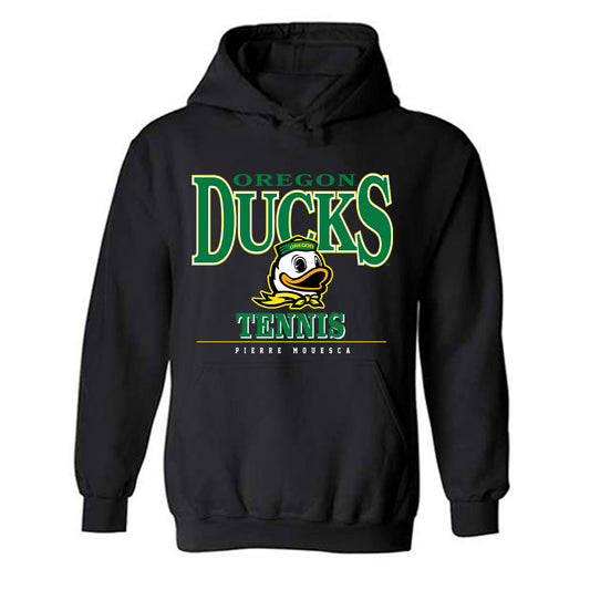 Oregon - NCAA Men's Tennis : Pierre Mouesca - Classic Fashion Shersey Hooded Sweatshirt-0