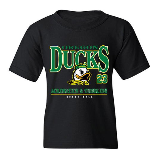 Oregon - NCAA Acrobatics & Tumbling : selah bell - Classic Fashion Shersey Youth T-Shirt-0