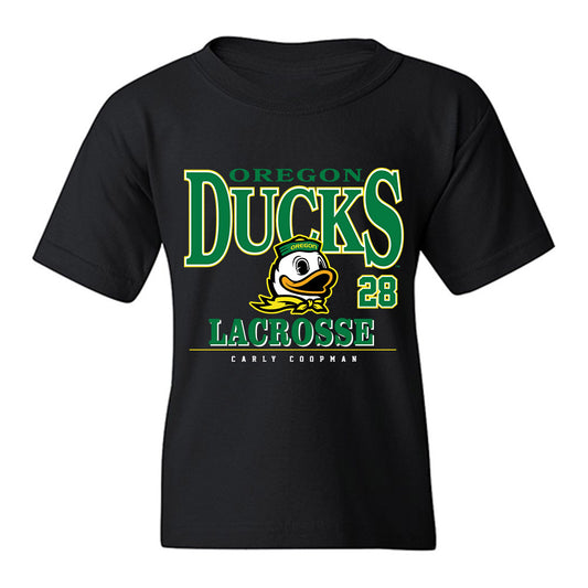 Oregon - NCAA Women's Lacrosse : Carly Coopman - Classic Fashion Shersey Youth T-Shirt-0