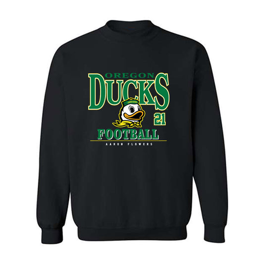 Oregon - NCAA Football : Aaron Flowers - Classic Fashion Shersey Crewneck Sweatshirt
