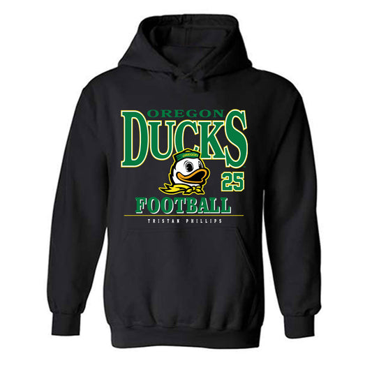 Oregon - NCAA Football : Tristan Phillips - Classic Fashion Shersey Hooded Sweatshirt-0
