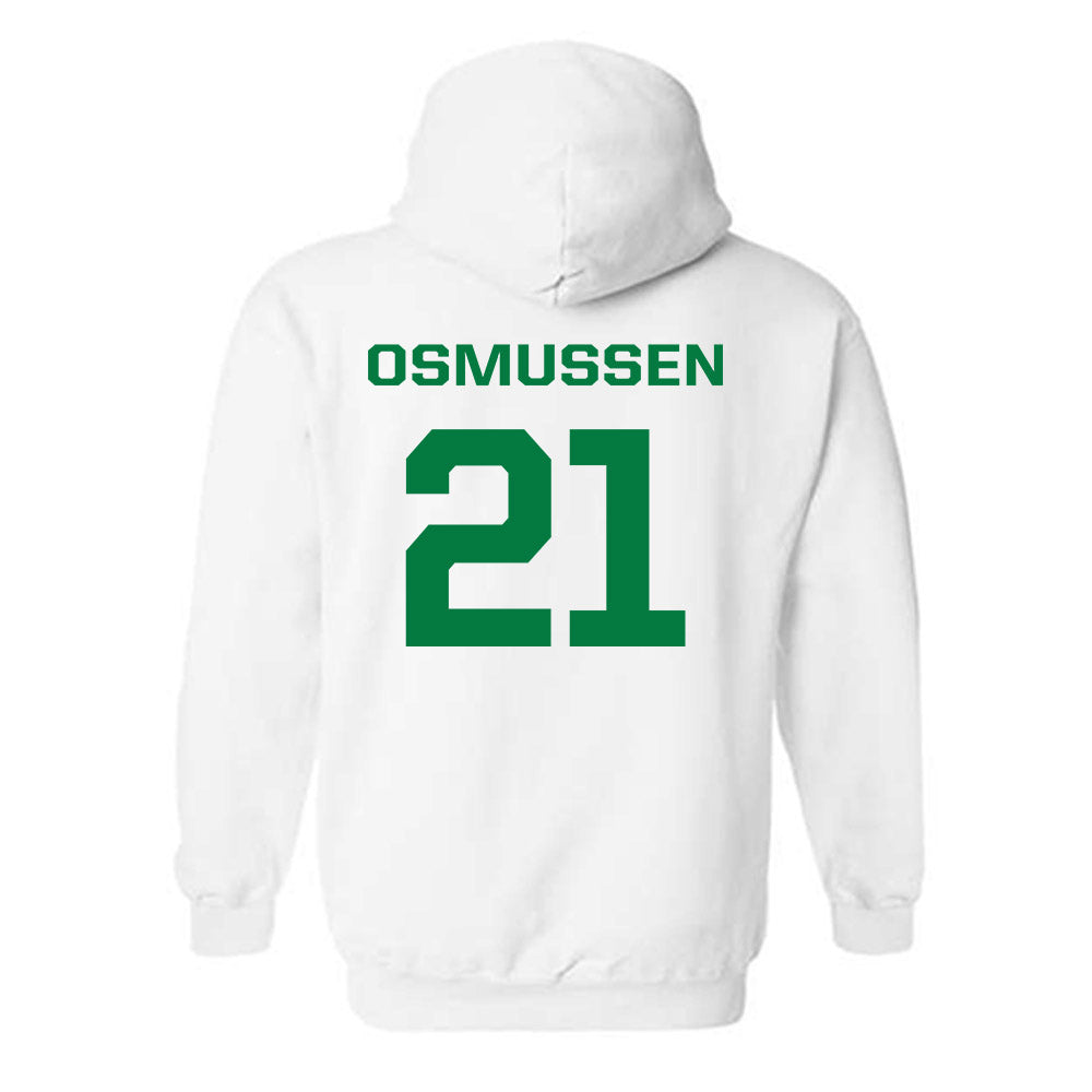 Oregon - NCAA Women's Soccer : Ella Osmussen - Classic Fashion Shersey Hooded Sweatshirt-1