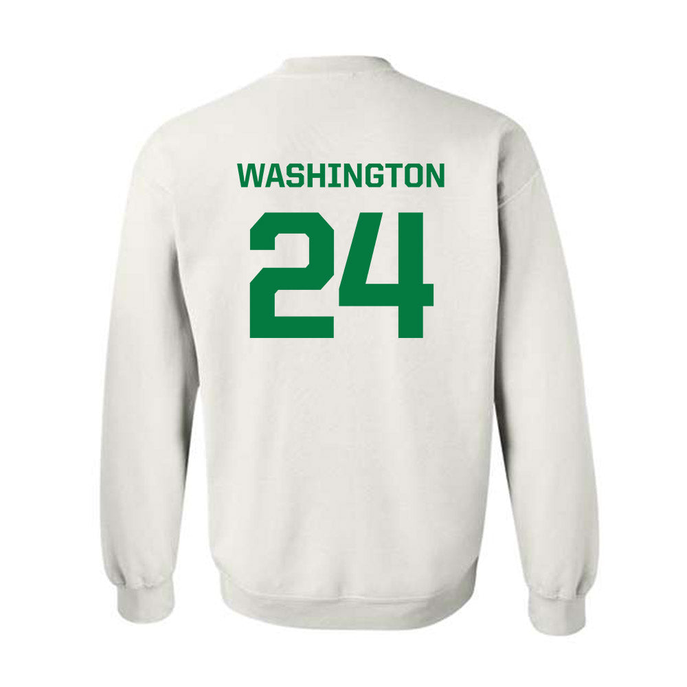 Oregon - NCAA Football : Jett Washington - Classic Fashion Shersey Crewneck Sweatshirt-1