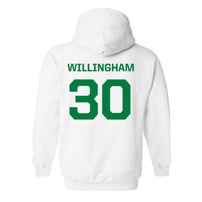 Oregon - NCAA Acrobatics & Tumbling : Morgan Willingham - Classic Fashion Shersey Hooded Sweatshirt-1