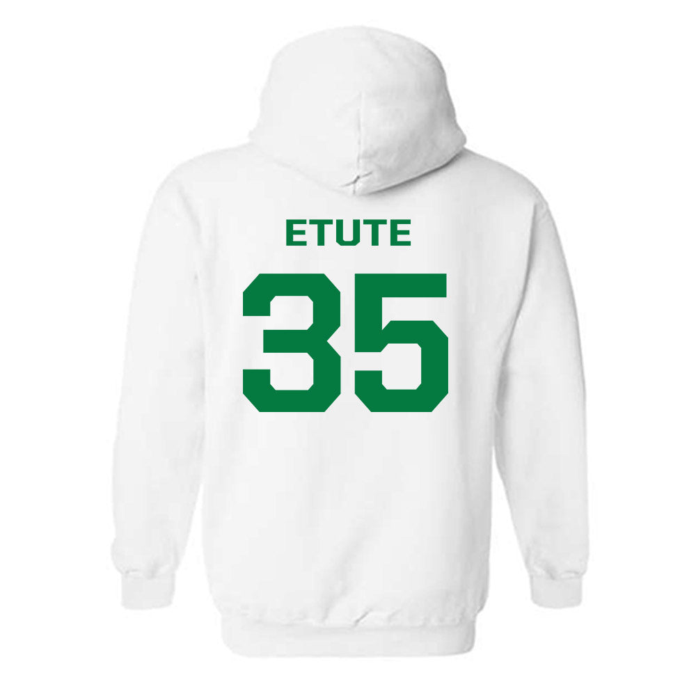 Oregon - NCAA Women's Basketball : Ehis Etute - Classic Fashion Shersey Hooded Sweatshirt-1