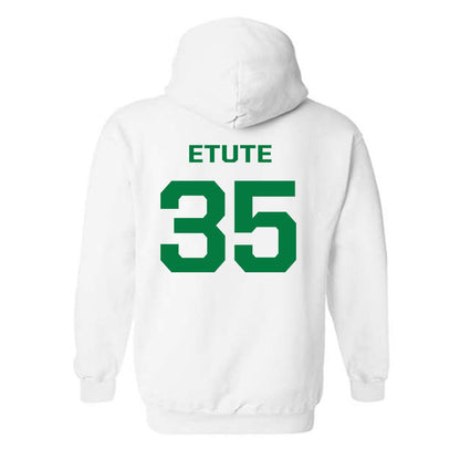 Oregon - NCAA Women's Basketball : Ehis Etute - Classic Fashion Shersey Hooded Sweatshirt-1