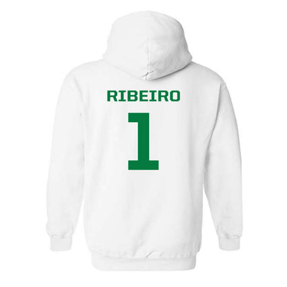 Oregon - NCAA Women's Volleyball : Maila Ribeiro - Classic Fashion Shersey Hooded Sweatshirt-1