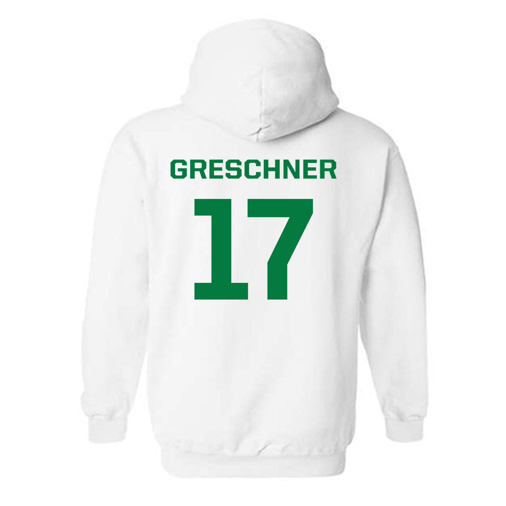 Oregon - NCAA Men's Tennis : Matvey Greschner - Classic Fashion Shersey Hooded Sweatshirt-1