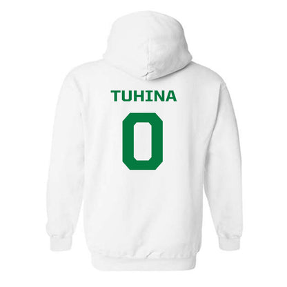 Oregon - NCAA Women's Basketball : Astera Tuhina - Classic Fashion Shersey Hooded Sweatshirt-1