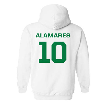 Oregon - NCAA Women's Soccer : Miya Alamares - Classic Fashion Shersey Hooded Sweatshirt-1