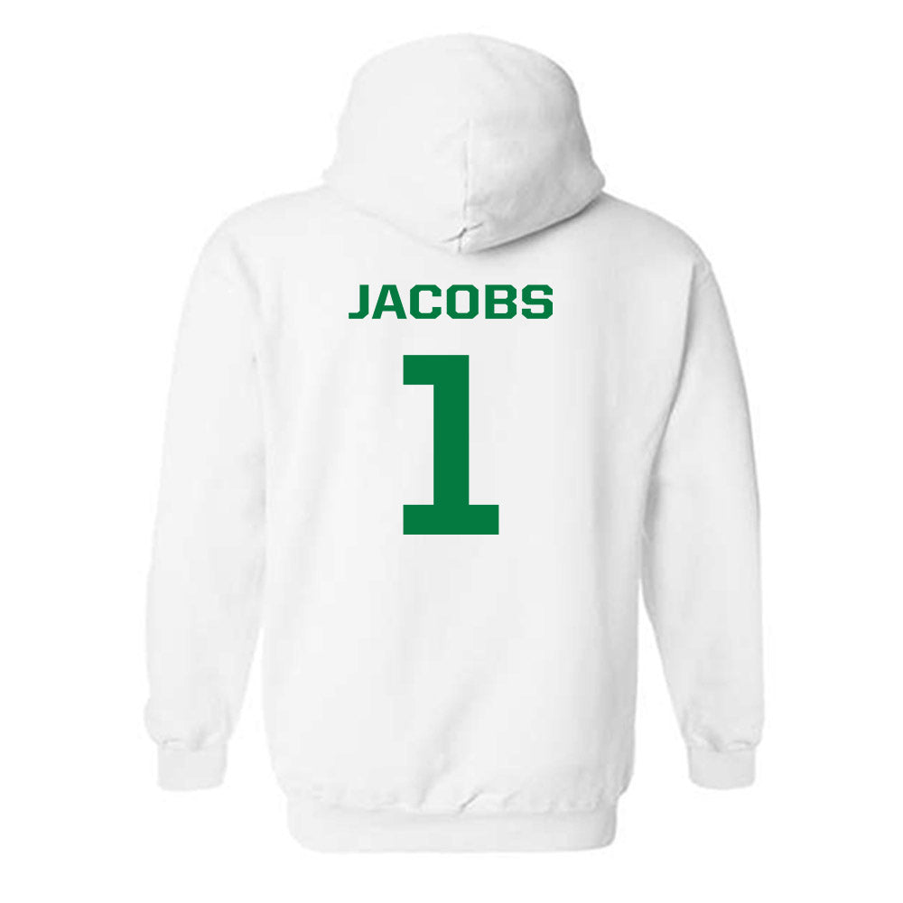 Oregon - NCAA Women's Basketball : Mia Jacobs - Classic Fashion Shersey Hooded Sweatshirt-1