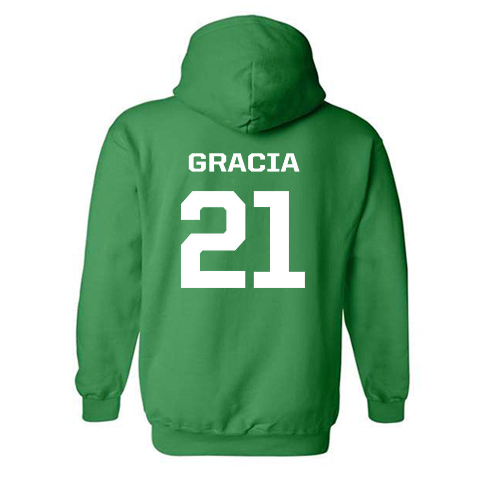 Oregon - NCAA Women's Volleyball : Marlena Gracia - Classic Fashion Shersey Hooded Sweatshirt-1