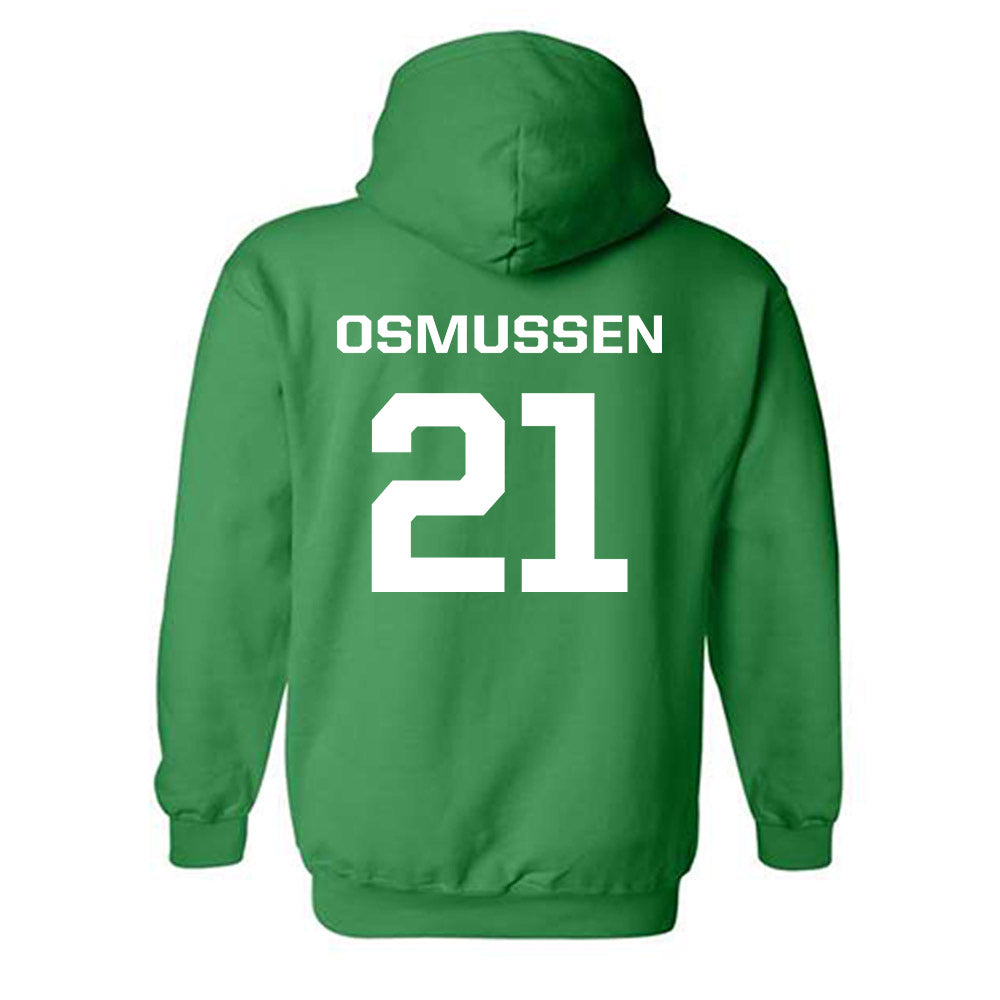Oregon - NCAA Women's Soccer : Ella Osmussen - Classic Fashion Shersey Hooded Sweatshirt-1