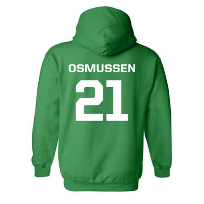Oregon - NCAA Women's Soccer : Ella Osmussen - Classic Fashion Shersey Hooded Sweatshirt-1
