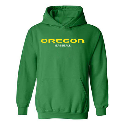 Oregon - NCAA Baseball : Josh Schleichardt - Classic Fashion Shersey Hooded Sweatshirt-0