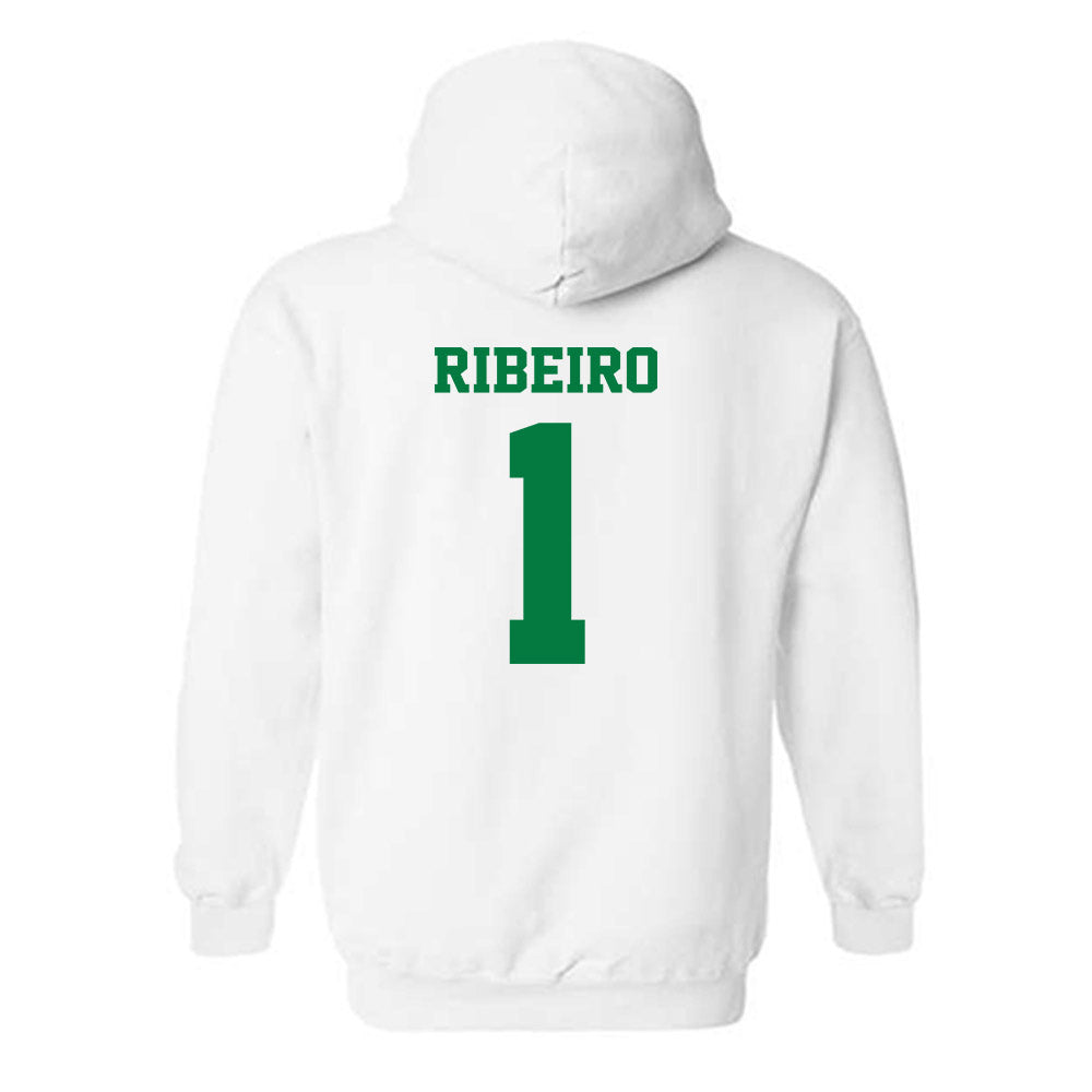 Oregon - NCAA Women's Volleyball : Maila Ribeiro - Classic Fashion Shersey Hooded Sweatshirt-1