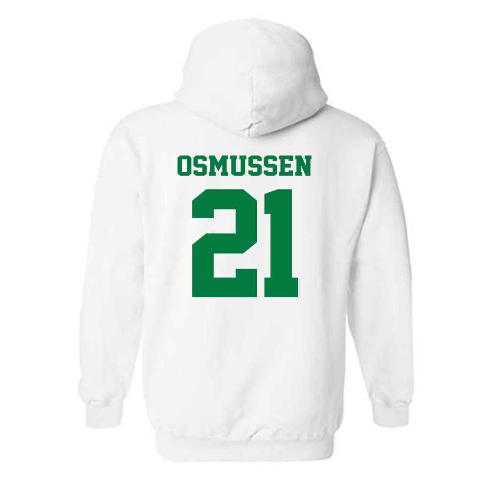 Oregon - NCAA Women's Soccer : Ella Osmussen - Classic Fashion Shersey Hooded Sweatshirt-1