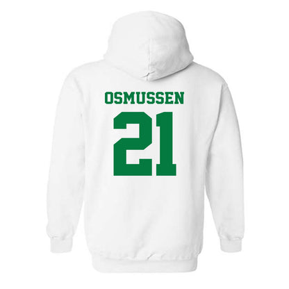 Oregon - NCAA Women's Soccer : Ella Osmussen - Classic Fashion Shersey Hooded Sweatshirt-1