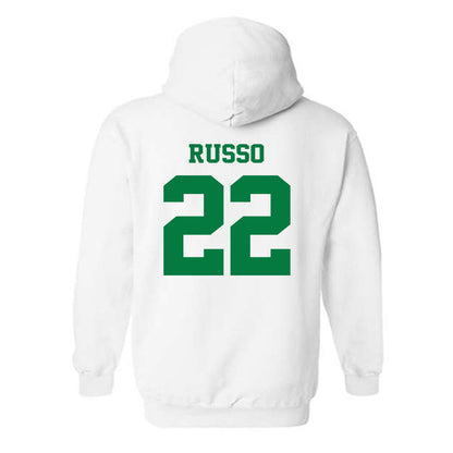 Oregon - NCAA Women's Soccer : Logan Russo - Classic Fashion Shersey Hooded Sweatshirt-1