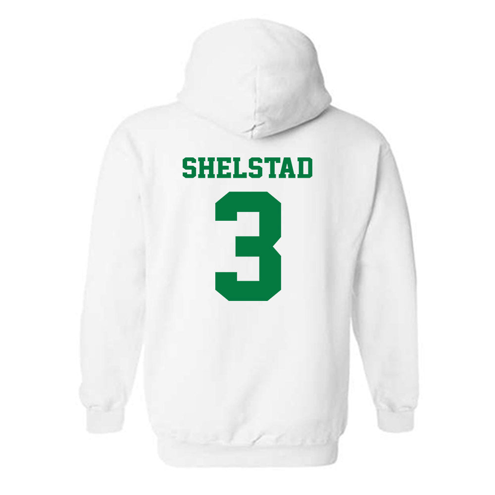 Oregon - NCAA Men's Basketball : Jackson Shelstad - Classic Fashion Shersey Hooded Sweatshirt-1