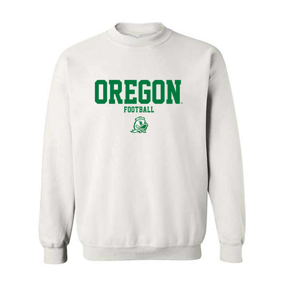 Oregon - NCAA Football : Michael Sbuttoni - Classic Fashion Shersey Crewneck Sweatshirt-0