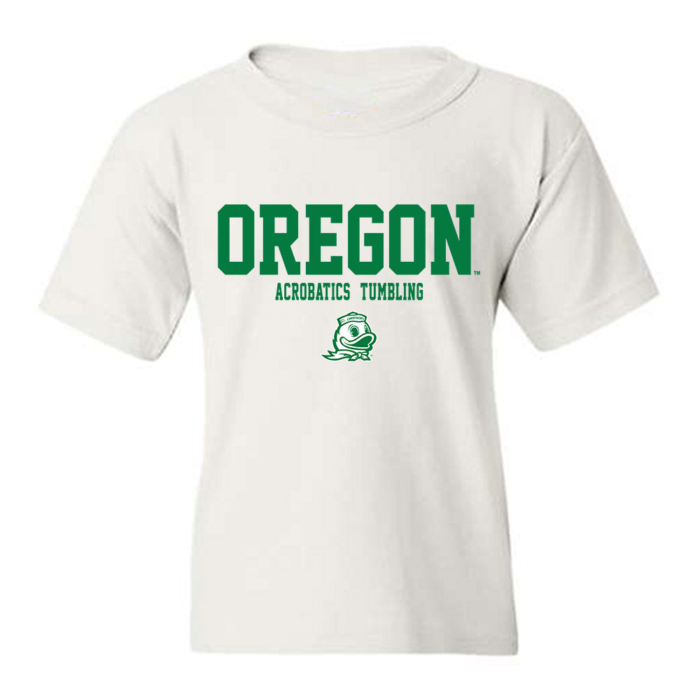 Oregon - NCAA Acrobatics & Tumbling : Ava Gowdy - Classic Fashion Shersey Youth T-Shirt-0