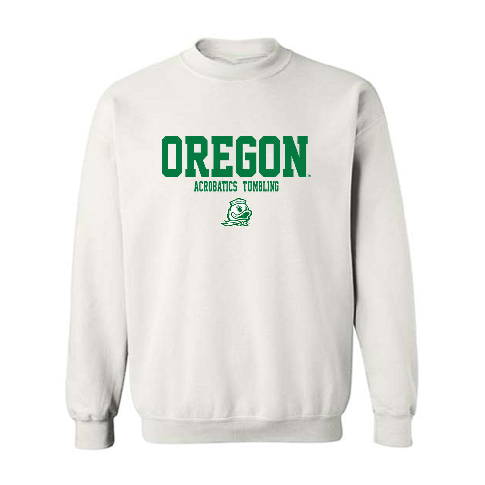 Oregon - NCAA Acrobatics & Tumbling : Lyric Davis - Classic Fashion Shersey Crewneck Sweatshirt-0