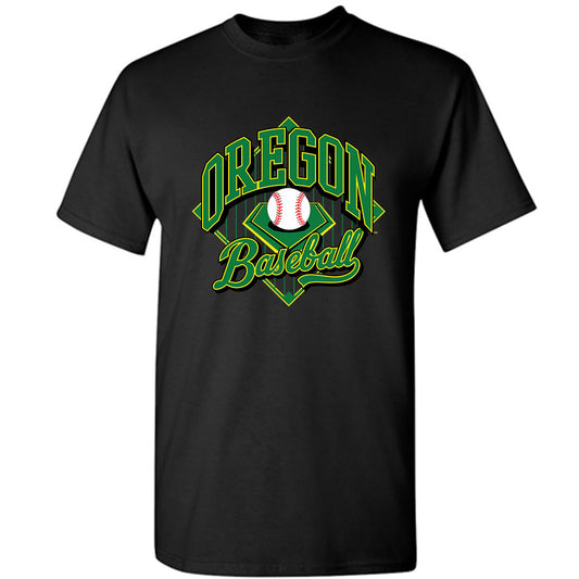 Oregon - NCAA Baseball : Elijah Cook - Sports Shersey T-Shirt-0