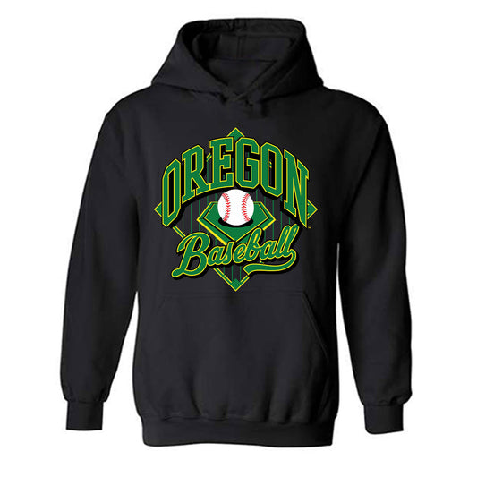 Oregon - NCAA Baseball : Jonah Barkoff - Sports Shersey Hooded Sweatshirt-0