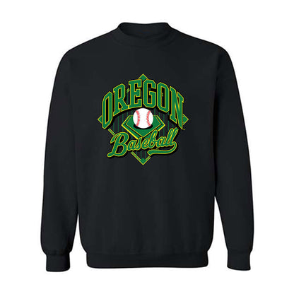 Oregon - NCAA Baseball : Jack Brooks - Sports Shersey Crewneck Sweatshirt-0