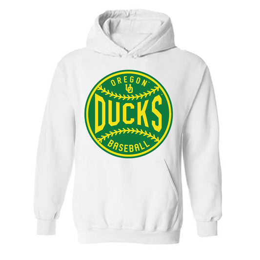 Oregon - NCAA Baseball : Cole Chamberlain - Sports Shersey Hooded Sweatshirt-0