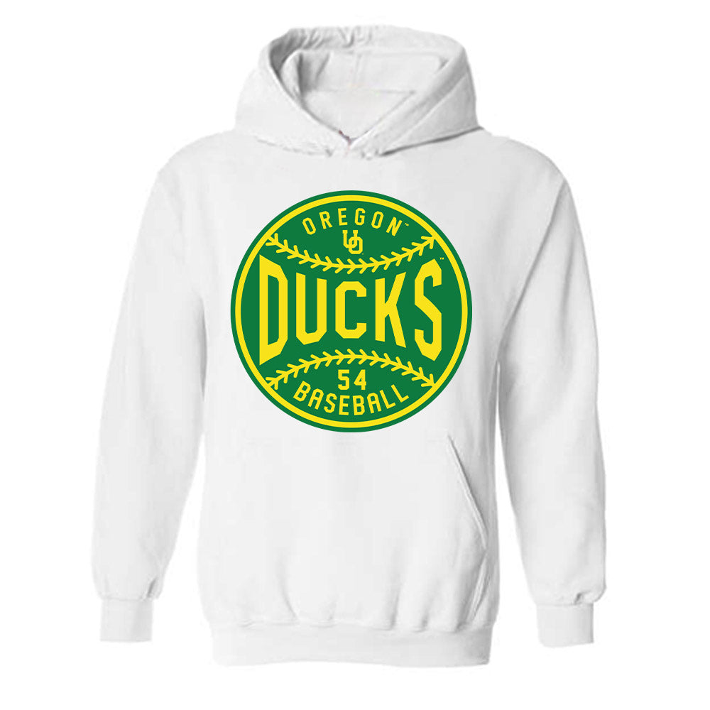 Oregon - NCAA Baseball : Ryder Edwards - Sports Shersey Hooded Sweatshirt-0