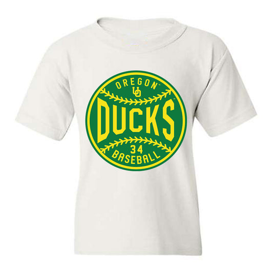 Oregon - NCAA Baseball : Owen Morgan - Sports Shersey Youth T-Shirt-0