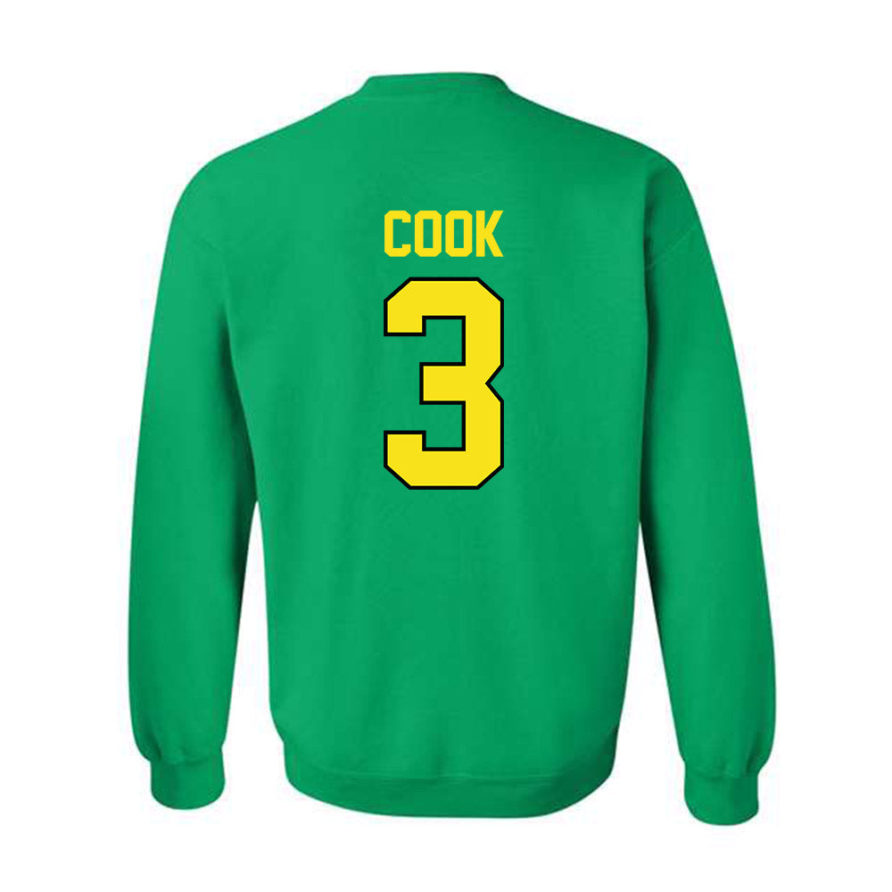 Oregon - NCAA Baseball : Elijah Cook - Sports Shersey Crewneck Sweatshirt-1